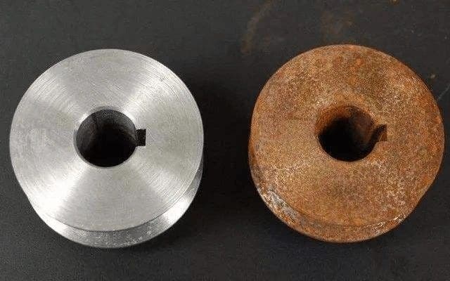 Rimozione ruggine da componenti metallici